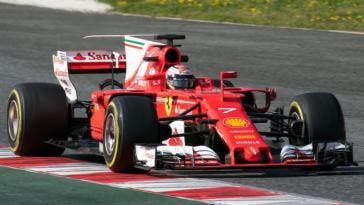 Ferrari accensione motore monoposto Formula 1