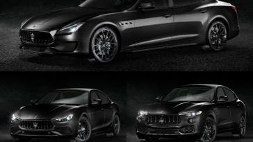 Maserati Ghibli, Quattroporte e Levante Nerissimo Edition