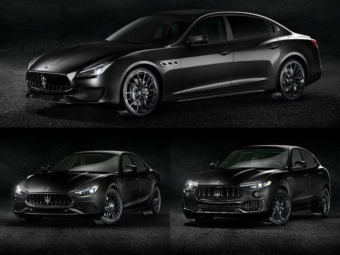 Maserati Ghibli, Quattroporte e Levante Nerissimo Edition