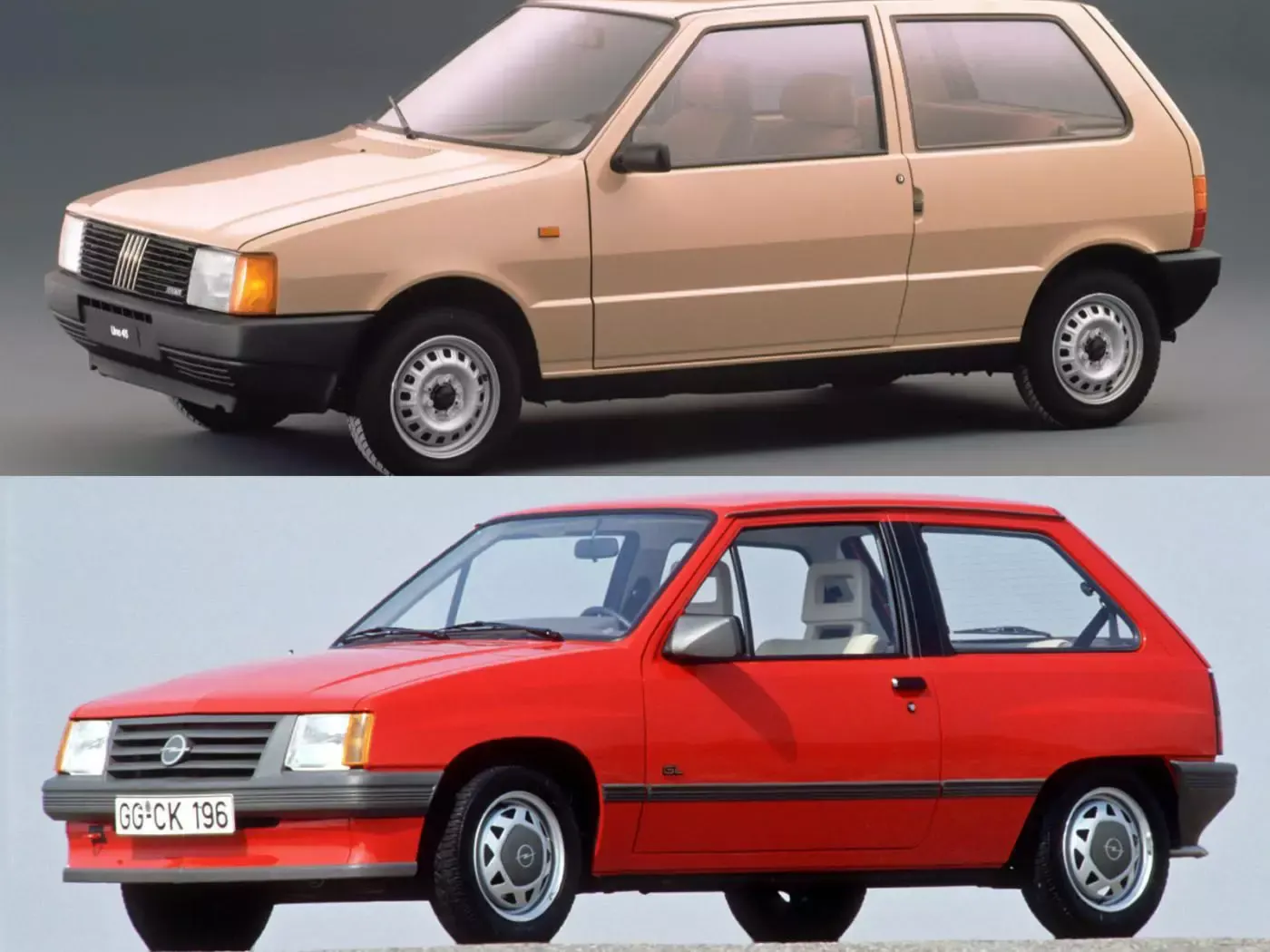 Fiat Uno vs Opel Corsa A