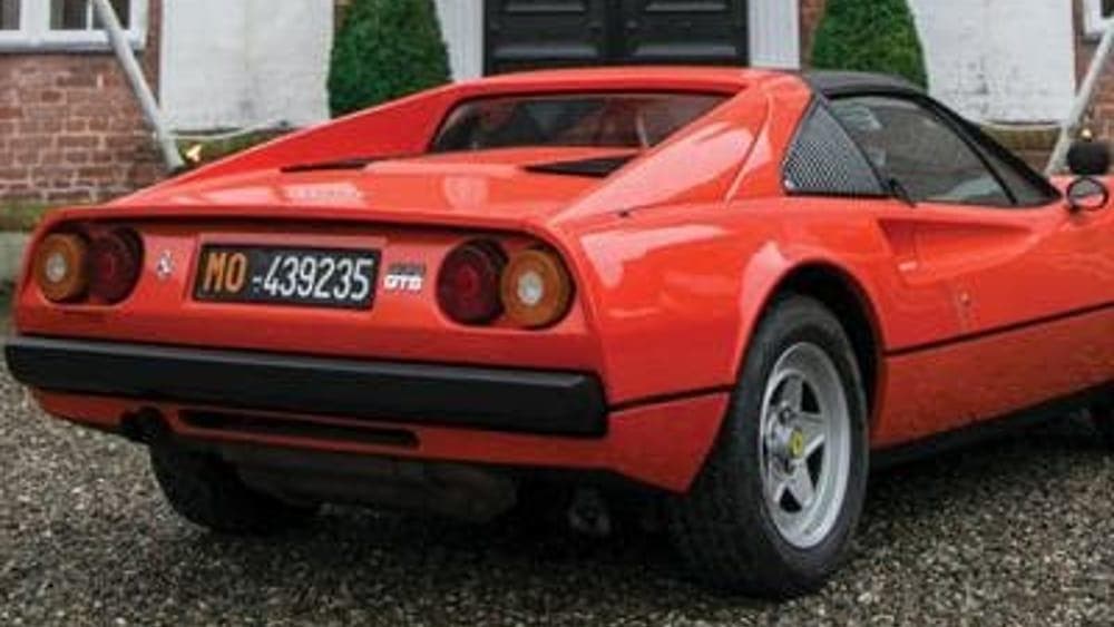 Ferrari 308 GTS Gilles Villeneuve asta