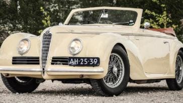 Alfa Romeo 6C 2500 Cabriolet esemplare rubato