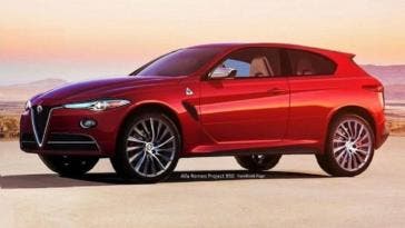 Alfa Romeo E-Suv test Cassino