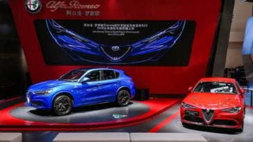 Alfa Romeo Jeep Maserati aumento esportazioni Cina