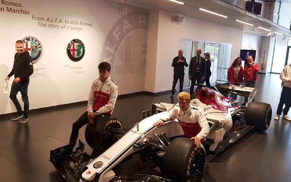 Ericsson e Leclerc al Museo di Arese