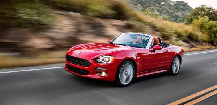 Fiat 124 Spider brand Abarth