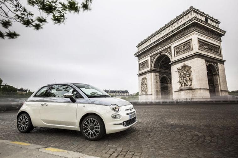 Fiat 500 Collazione tour europeo