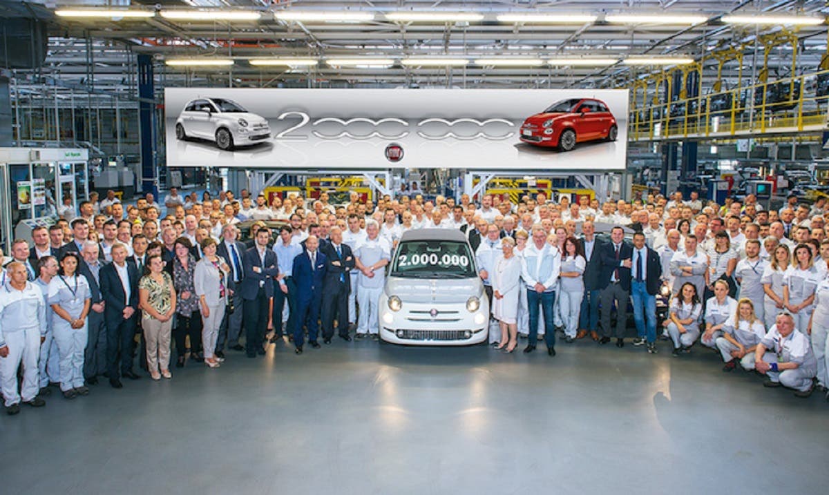 Fiat 500 esemplare numero 2 milioni