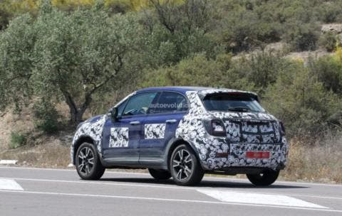 Fiat 500X 2019 foto spia