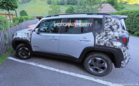 Jeep Renegade 2019 foto spia