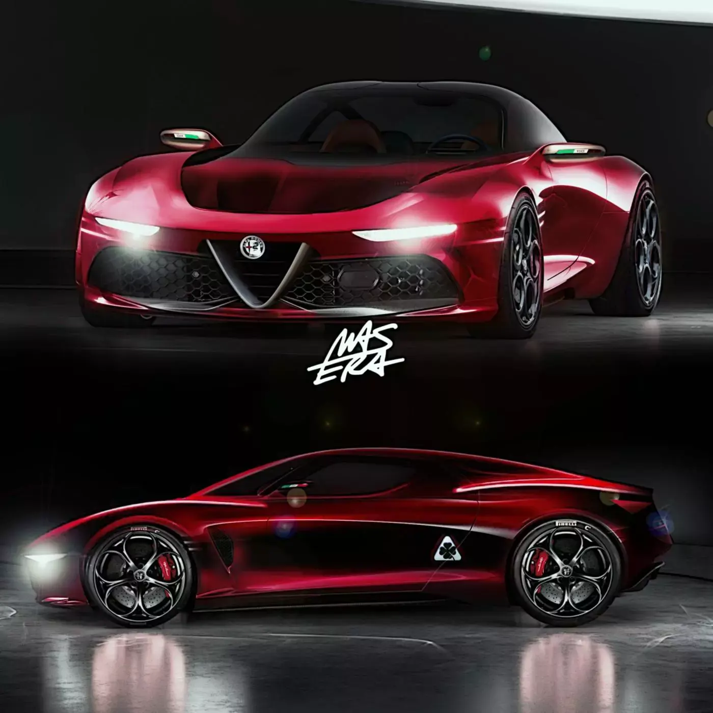 Alfa Romeo 8C Masera secondo render 2