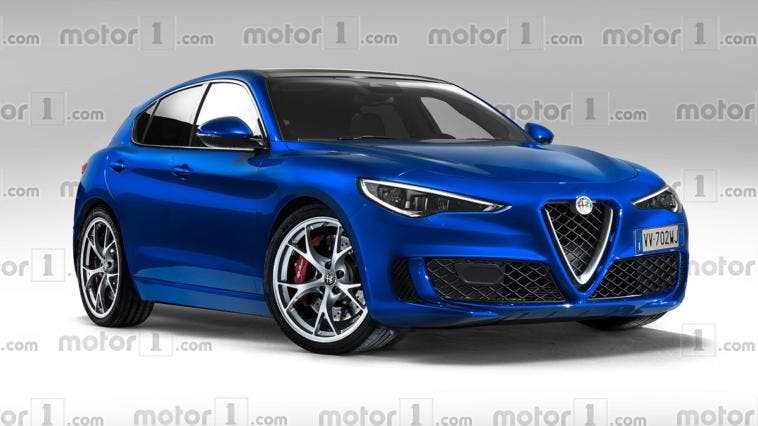 Alfa Romeo Giulietta restyling render