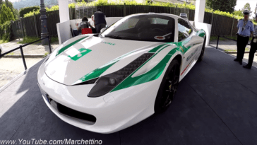 Ferrari 458 Spider Polizia locale Milano