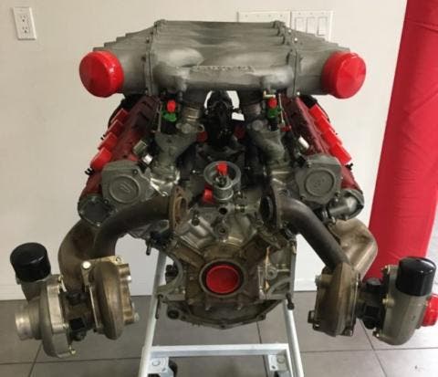 Ferrari F40 motore V8 biturbo Bring a Trailer