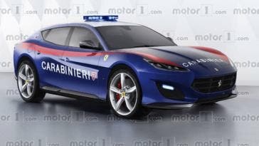 Ferrari SUV Carabinieri render