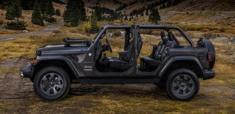 Jeep Wrangler 2018 Italia metà luglio