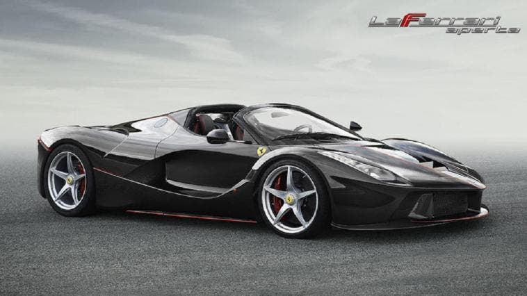 LaFerrari Aperta drifting video