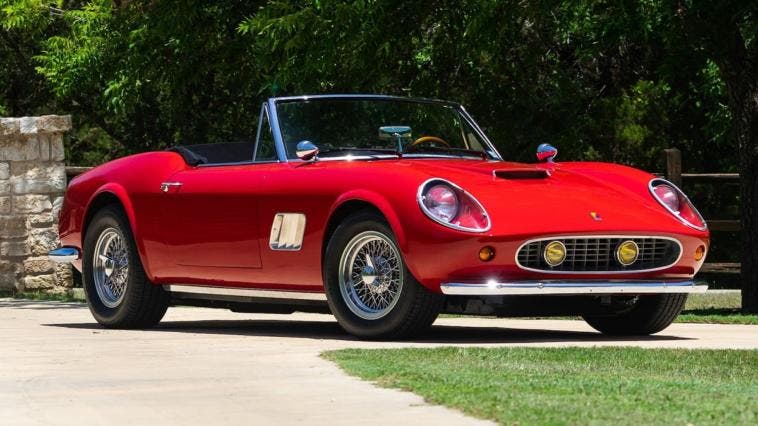 Ferrari 250 GT Ferris Bueller's Day Off asta