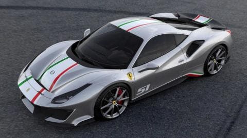 Ferrari 488 Pista Piloti Ferrari 3 colorazioni