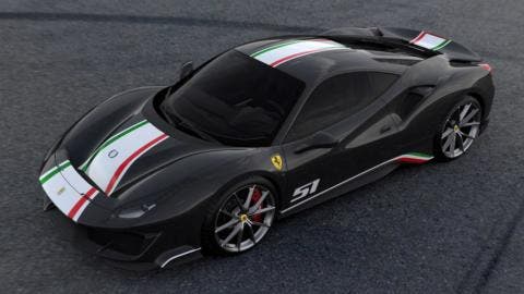 Ferrari 488 Pista Piloti Ferrari 3 colorazioni