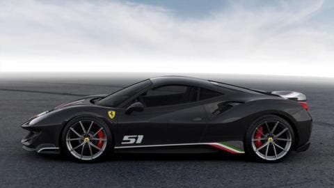 Ferrari 488 Pista Piloti Ferrari 3 colorazioni