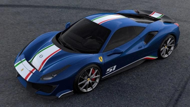 Ferrari 488 Pista Piloti Ferrari 3 colorazioni