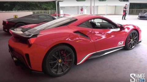 Ferrari 488 Pista Piloti Ferrari video Shmee