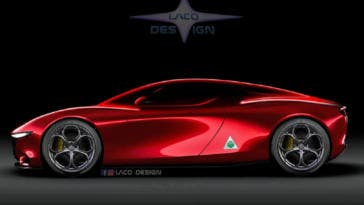 Alfa Romeo 8C render LACO Design