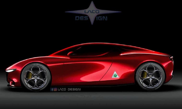 Alfa Romeo 8C render LACO Design