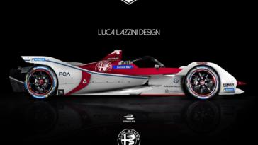 Alfa Romeo monoposto Formula E render