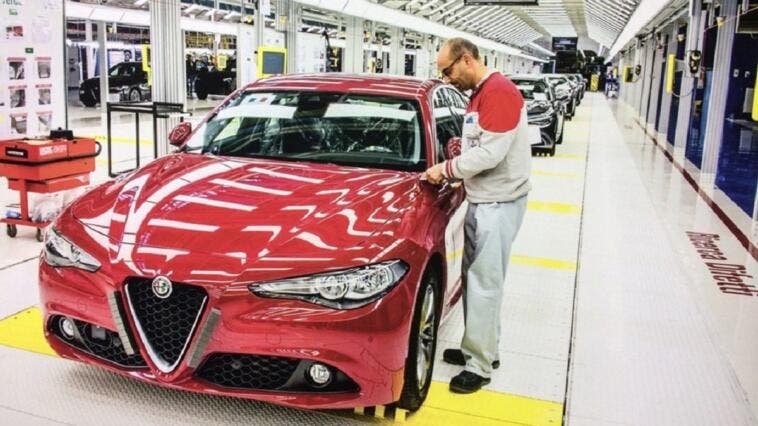 Alfa Romeo stabilimento Cassino dazi