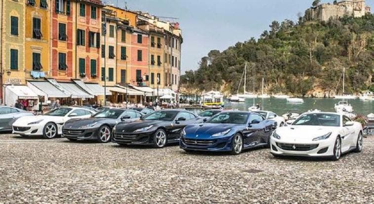 Ferrari Portofino tour europeo successo