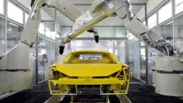 Ferrari processo di verniciatura a bassa temperatura