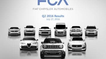 Fiat Chrysler Automobiles perdita