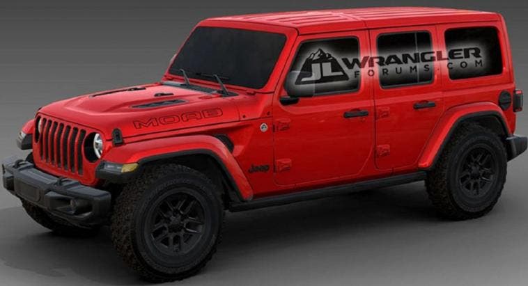 Jeep Wrangler Moab novità