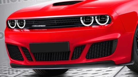 Nuova Dodge Challenger render