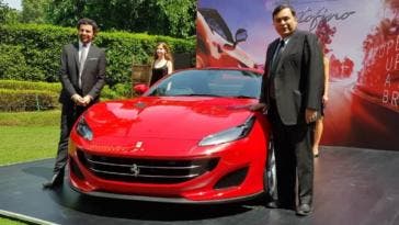 Ferrari Portofino debutto India