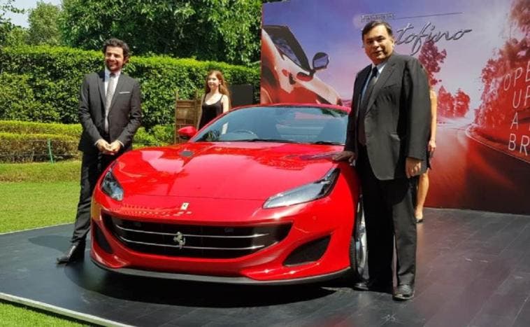 Ferrari Portofino debutto India