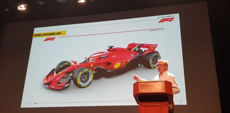 Ferrari concept monoposto F1 2021
