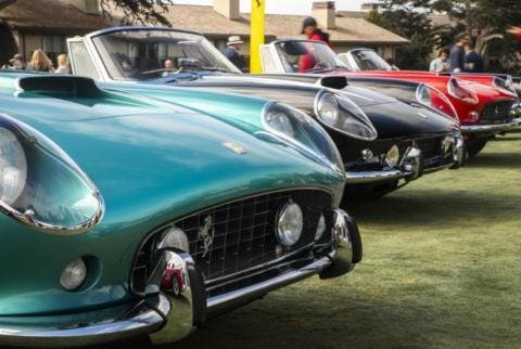 Ferrari convertibili Pebble Beach