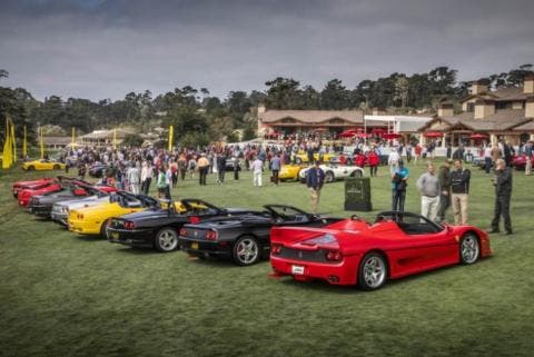 Ferrari convertibili Pebble Beach