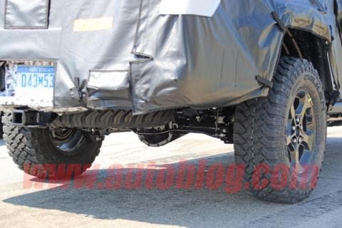 Jeep Scrambler novità ultime foto spia