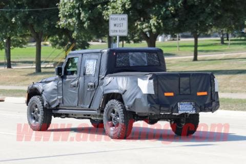 Jeep Scrambler novità ultime foto spia