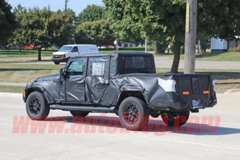 Jeep Scrambler novità ultime foto spia