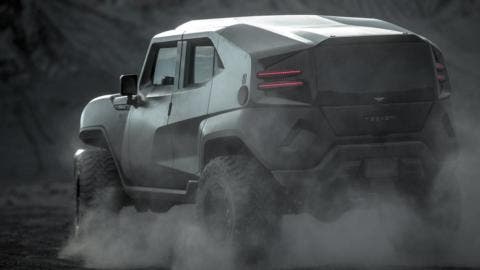 Rezvani Tank X motore Hellcat