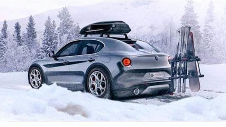 Alfa Romeo nuovo SUV render