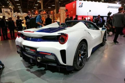 Ferrari 488 Pista Spider Salone di Parigi 2018