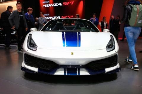 Ferrari 488 Pista Spider Salone di Parigi 2018