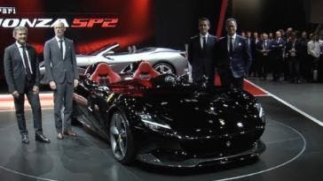 Ferrari Monza SP1 e SP2 Salone di Parigi 2018