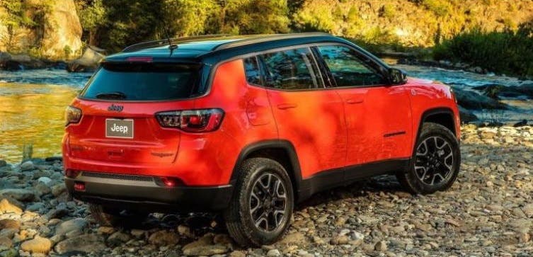 Jeep Compass Trailhawk badge Trail Rated